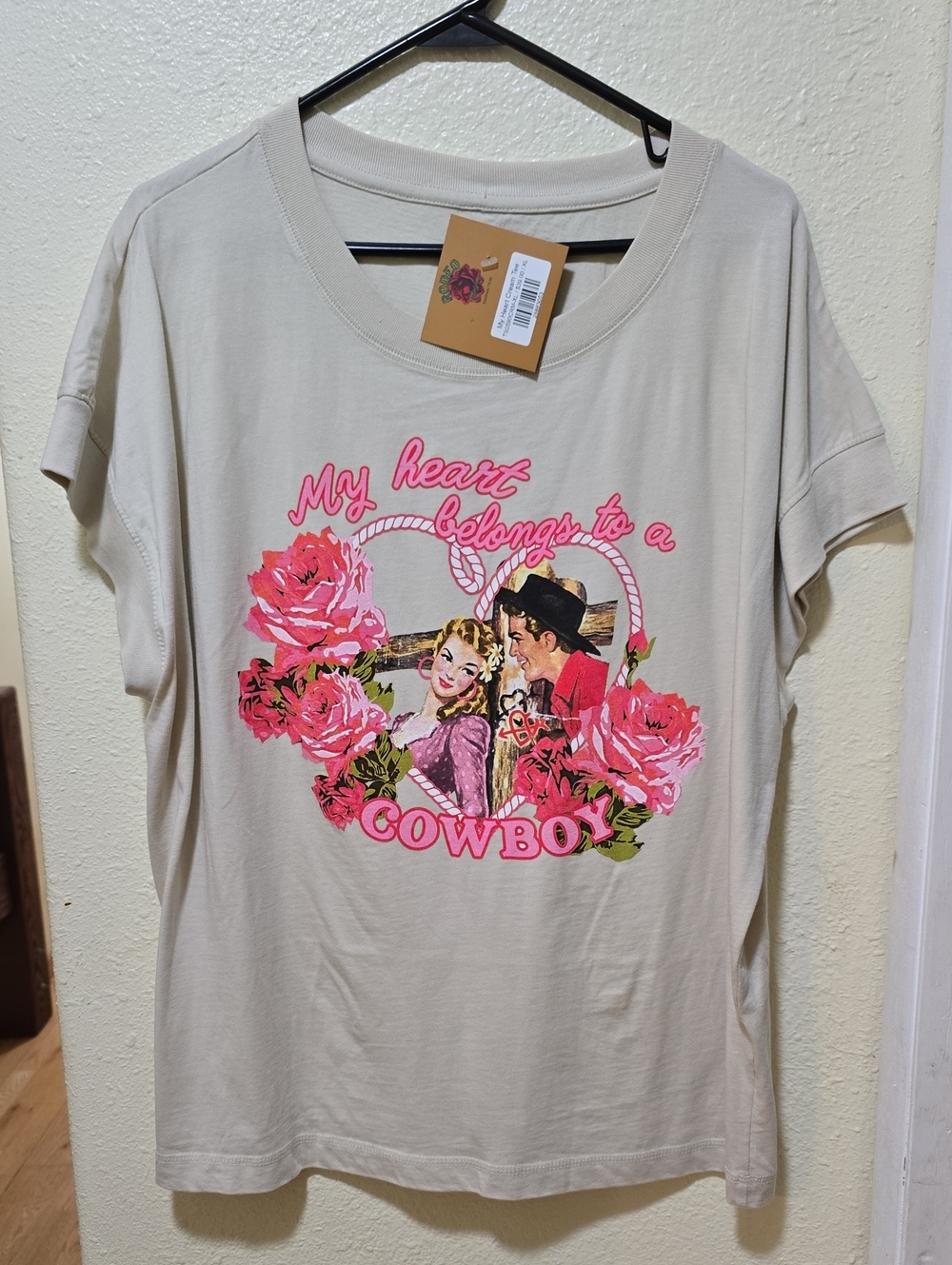Rodeo Quincy "My Heart Belongs to a Cowboy" Tee